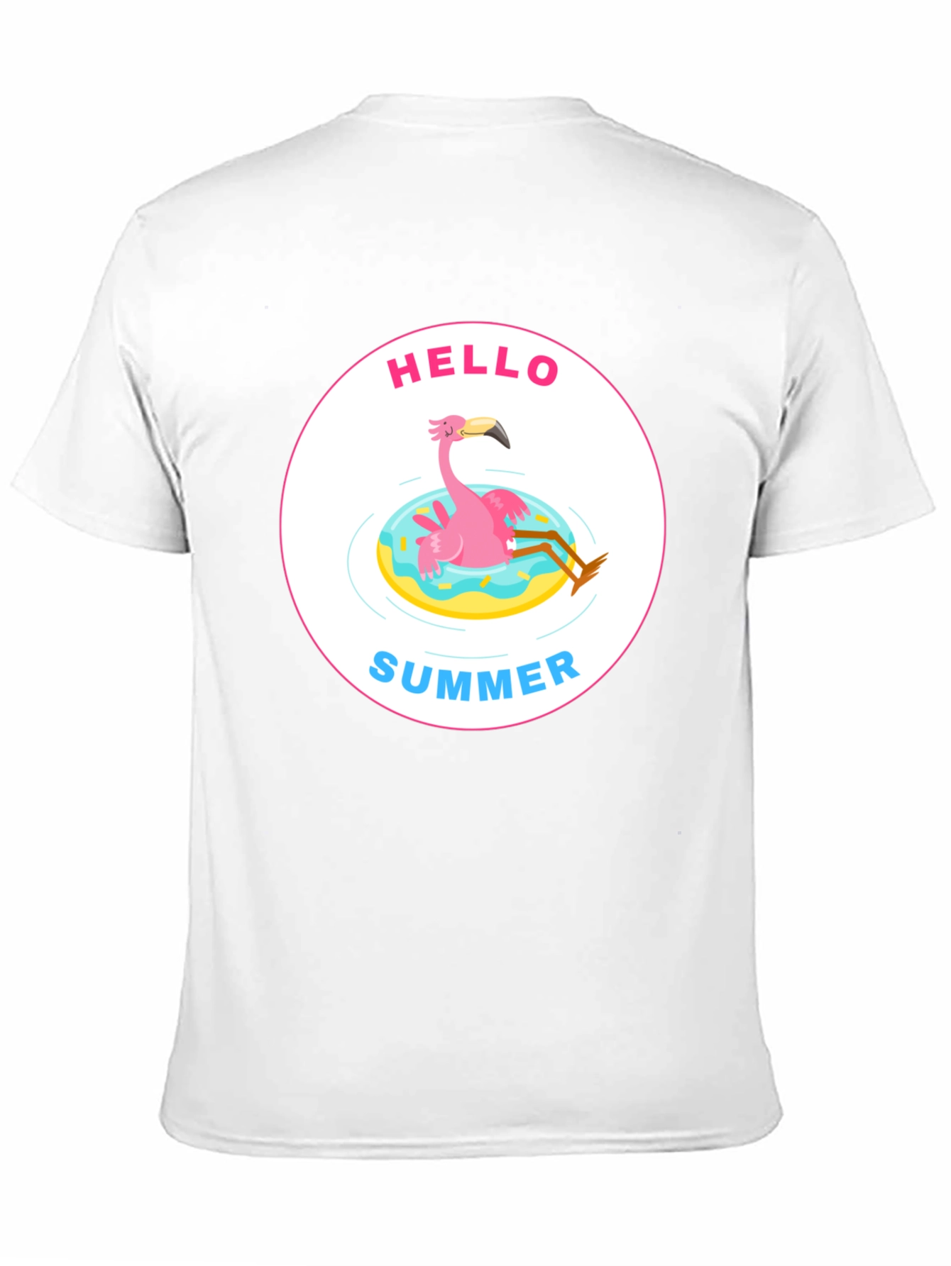 Hello Summer Flamingo Graphic Tee