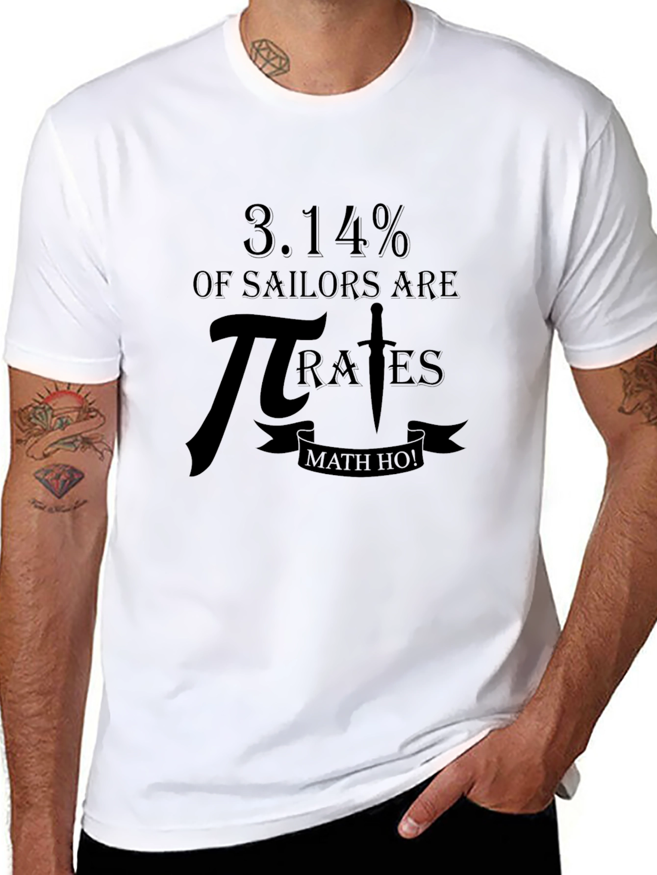 Pi Rates Funny Math Pun T-Shirt