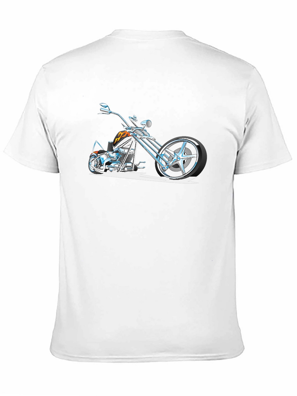 Cool Motorcycle Graphic T-Shirt - Black