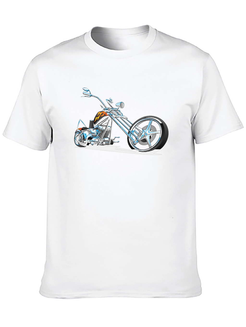 Cool Motorcycle Graphic T-Shirt - Black