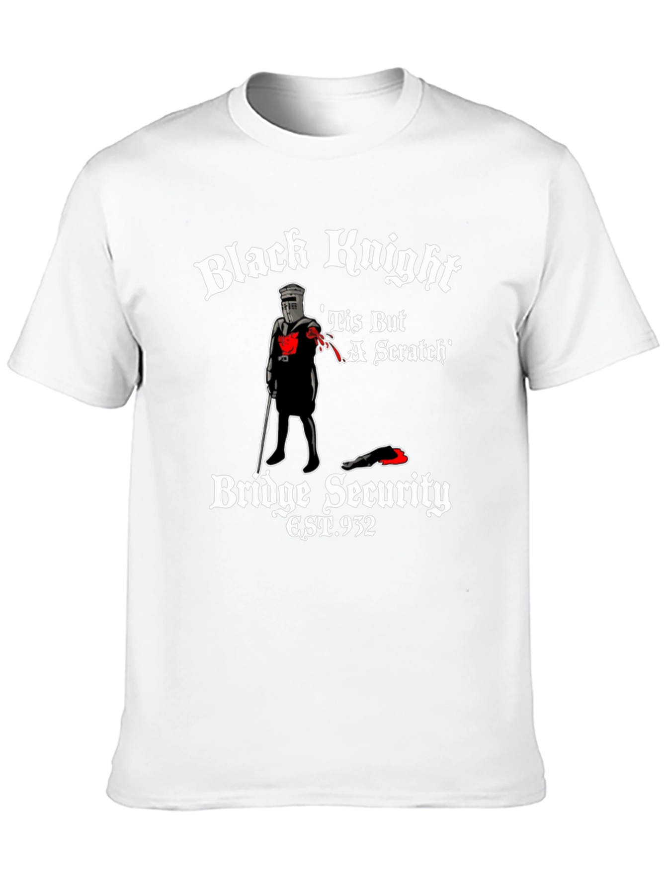 Black Knight Tis But A Scratch T-Shirt