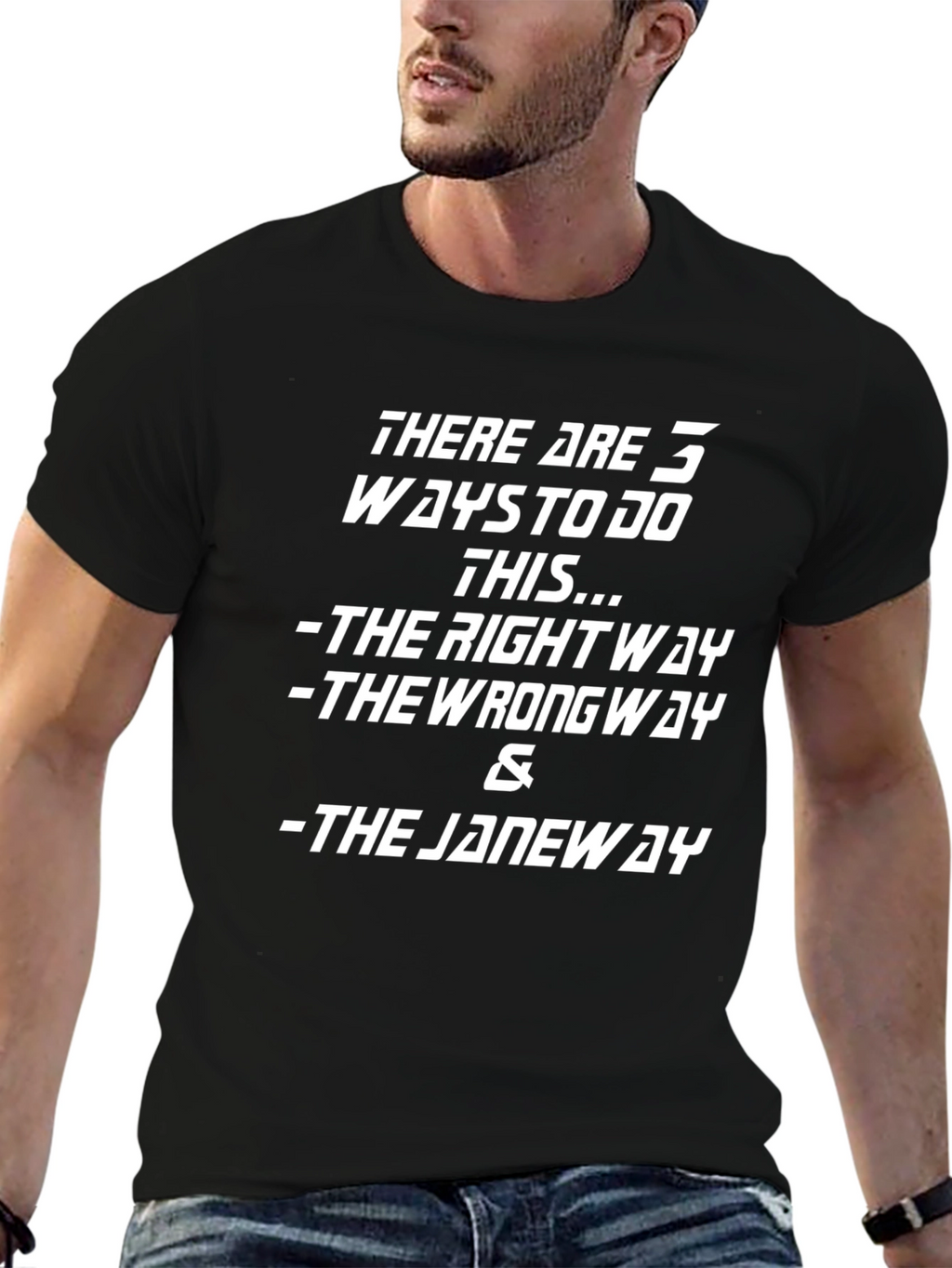 There are 3 ways to do this T-Shirt