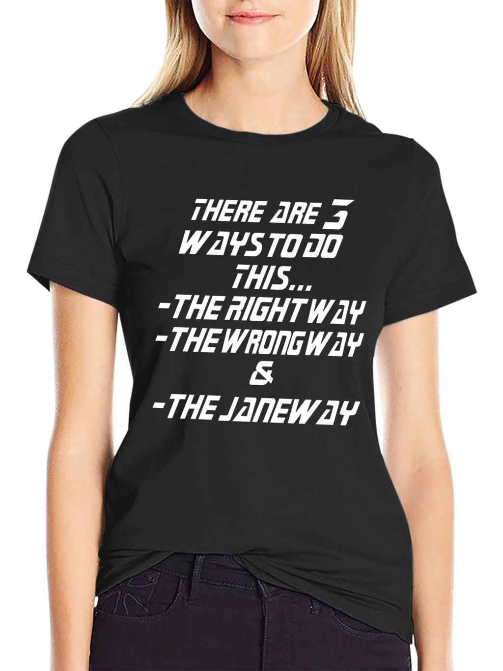 There are 3 ways to do this T-Shirt