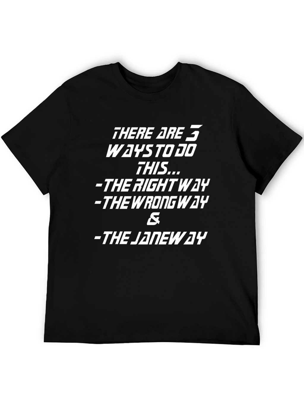 There are 3 ways to do this T-Shirt