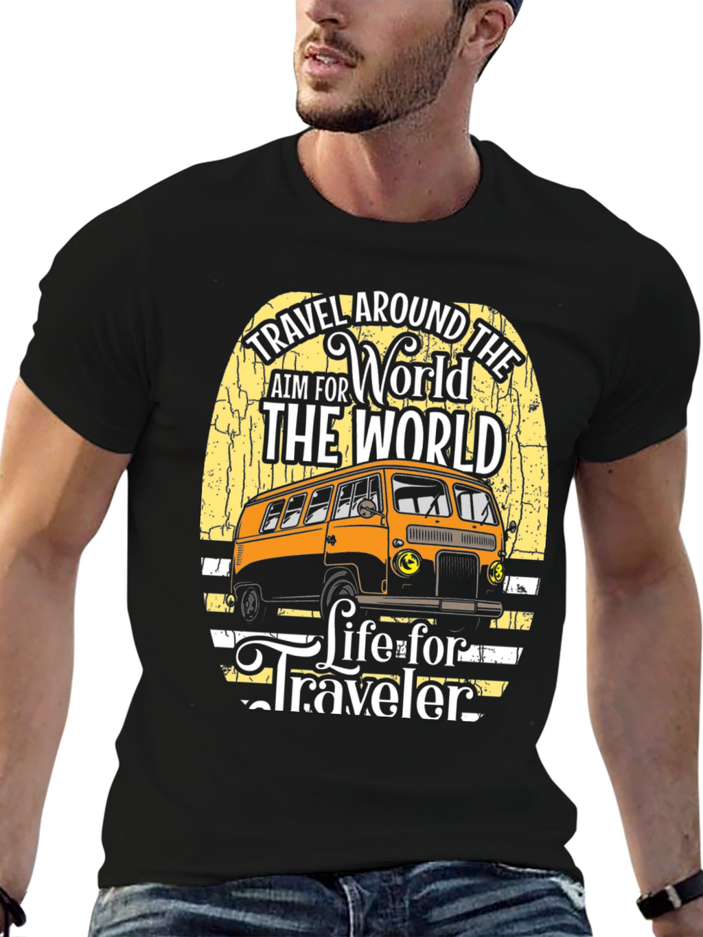 Travel Around the World Graphic Tee