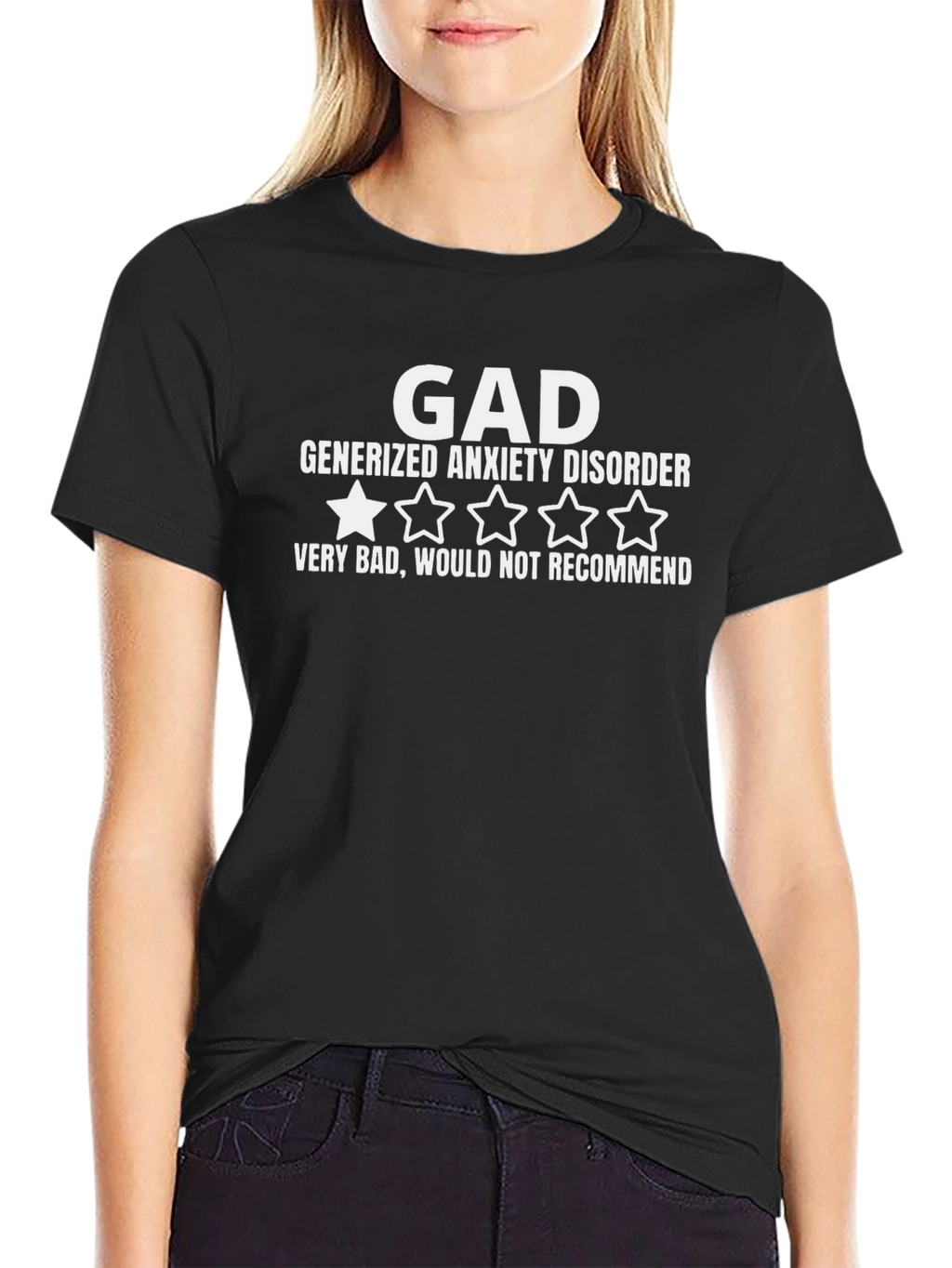 GAD T-Shirt - Generalized Anxiety Disorder Novelty Tee