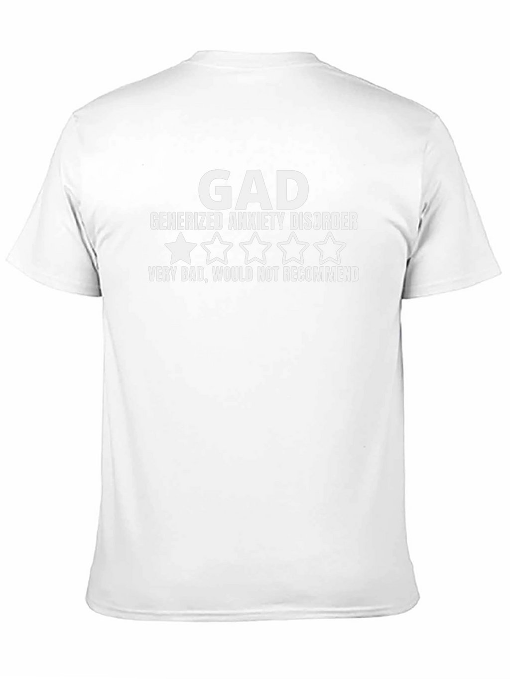 GAD T-Shirt - Generalized Anxiety Disorder Novelty Tee