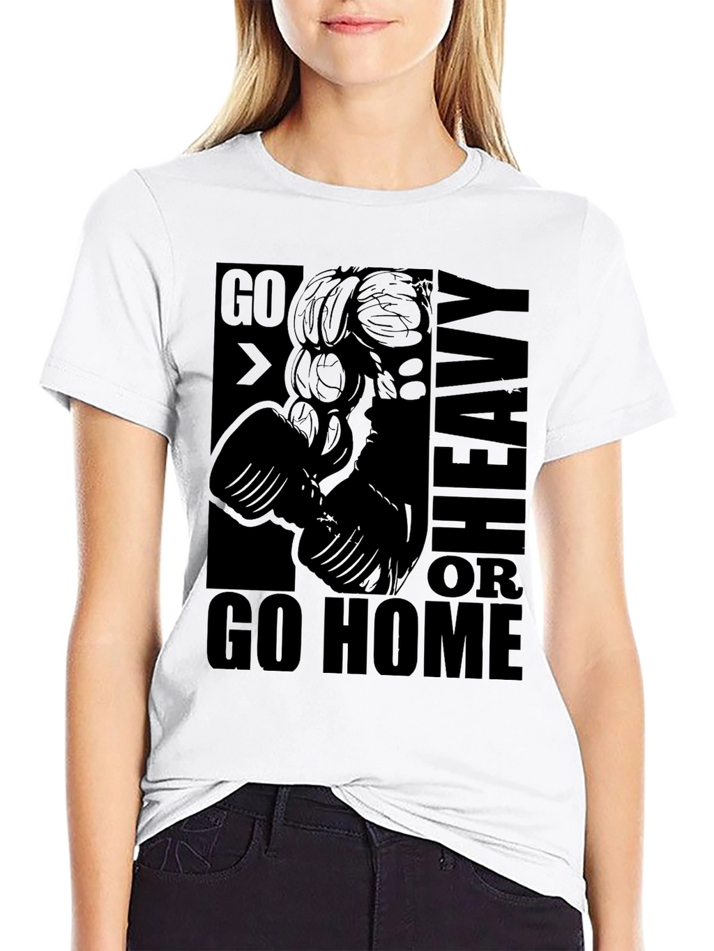 Go Heavy or Go Home Graphic Tee
