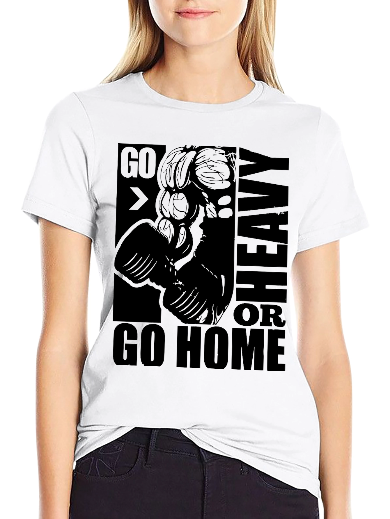 Go Heavy or Go Home Graphic Tee