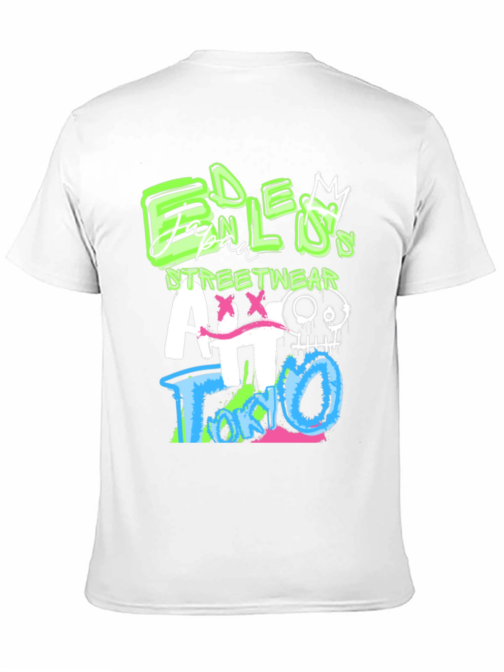 Edgy Graphic Print Black T-Shirt