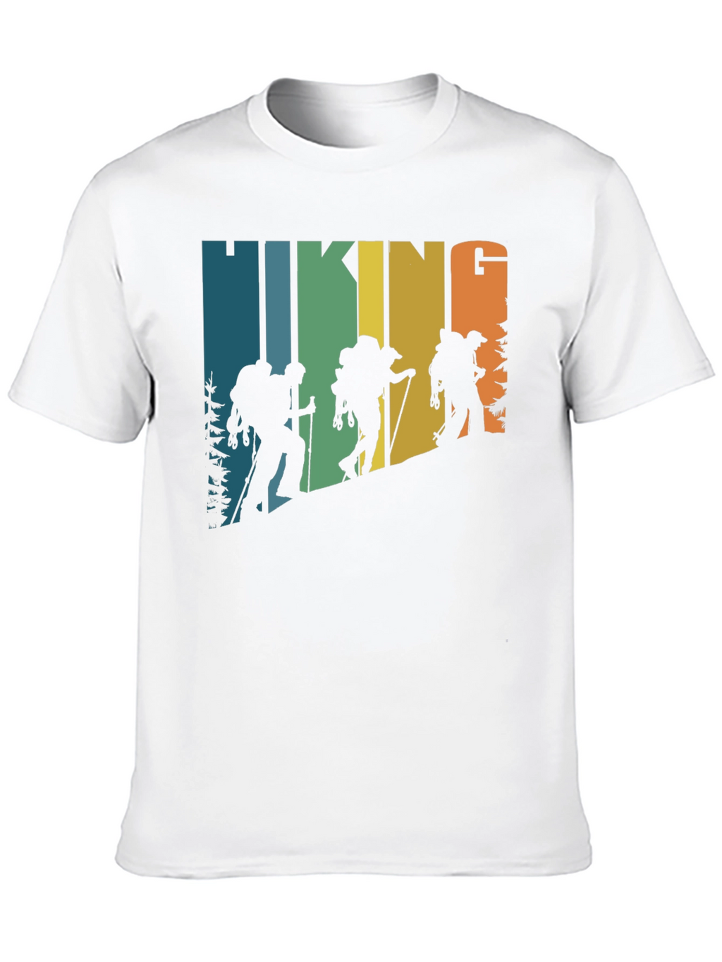 Hiking Retro T-Shirt Outdoor Adventure Tee