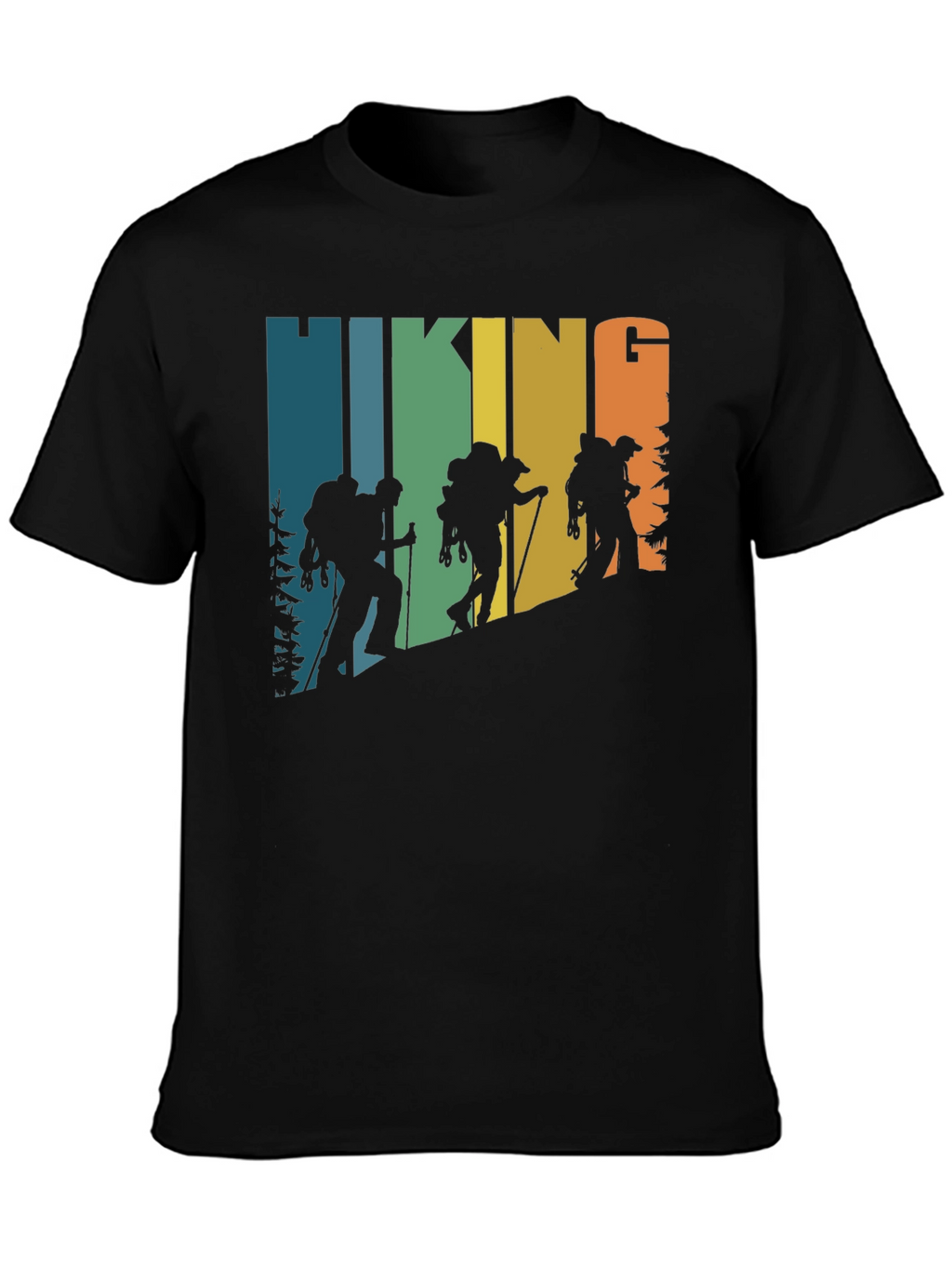 Hiking Retro T-Shirt Outdoor Adventure Tee