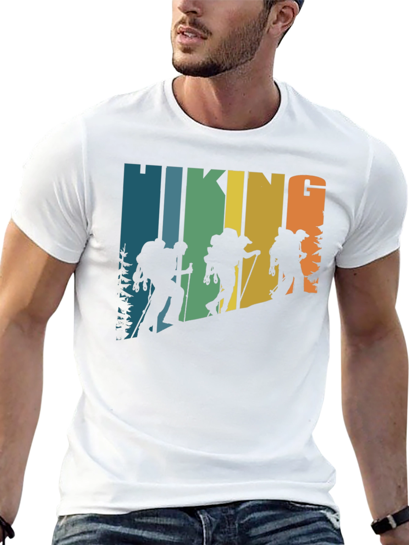 Hiking Retro T-Shirt Outdoor Adventure Tee