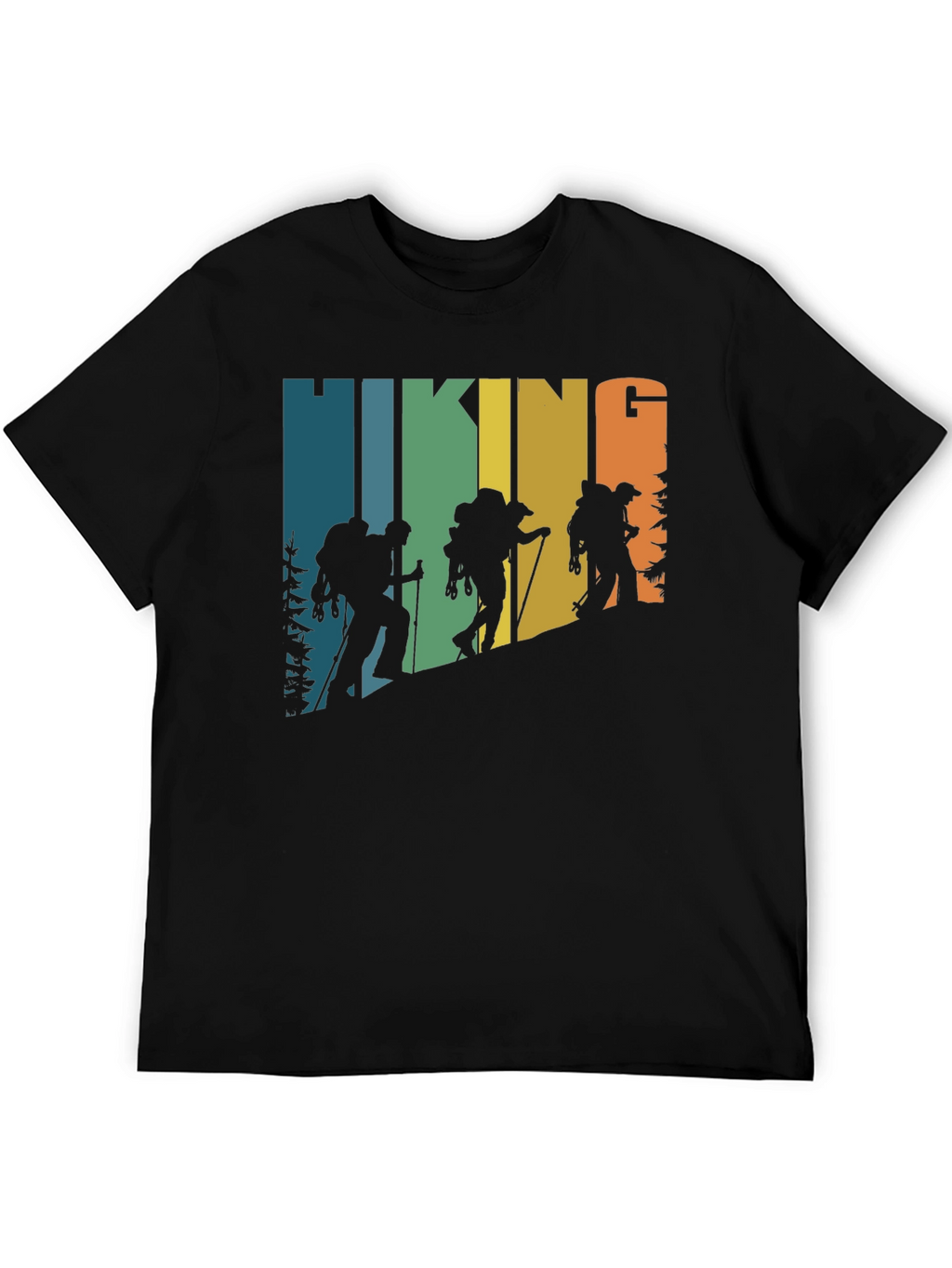 Hiking Retro T-Shirt Outdoor Adventure Tee