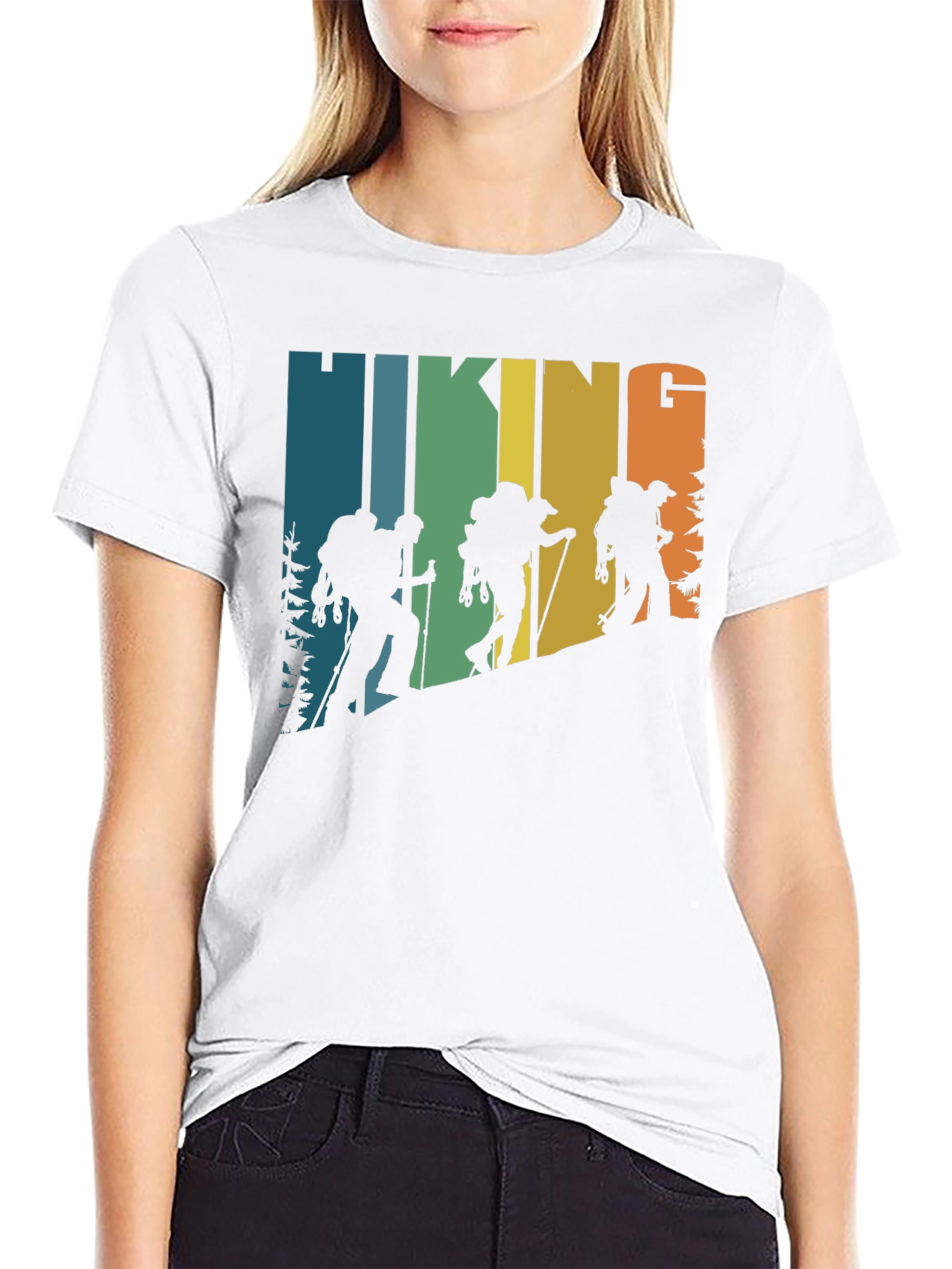 Hiking Retro T-Shirt Outdoor Adventure Tee