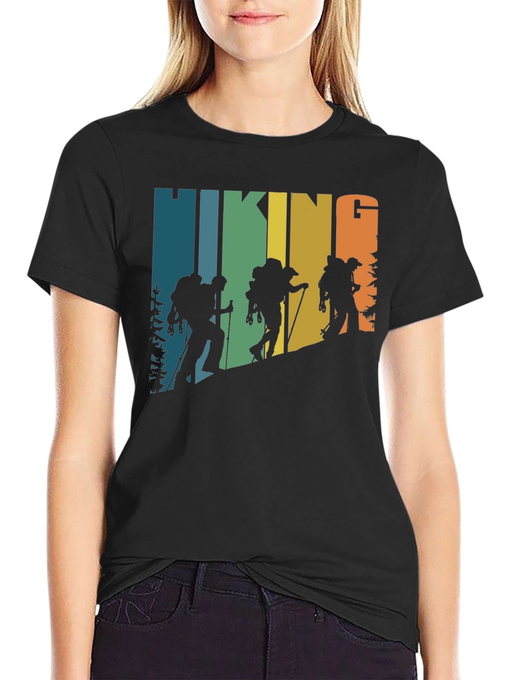 Hiking Retro T-Shirt Outdoor Adventure Tee