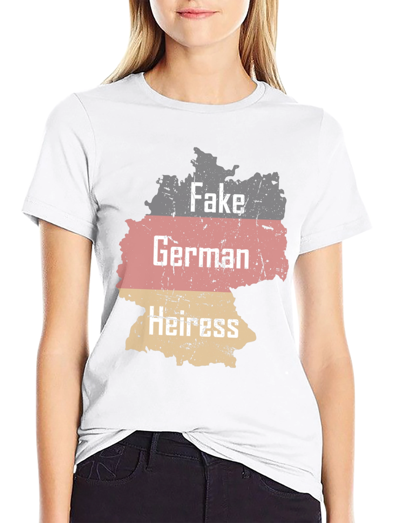 Fake German Heiress T-Shirt Funny Sarcastic Tee