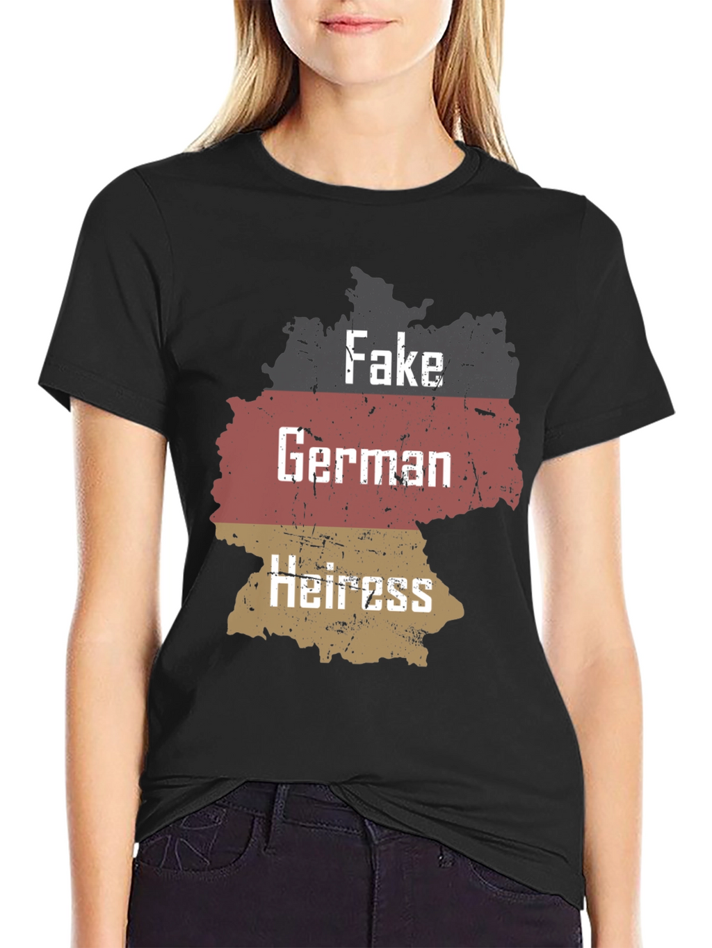 Fake German Heiress T-Shirt Funny Sarcastic Tee