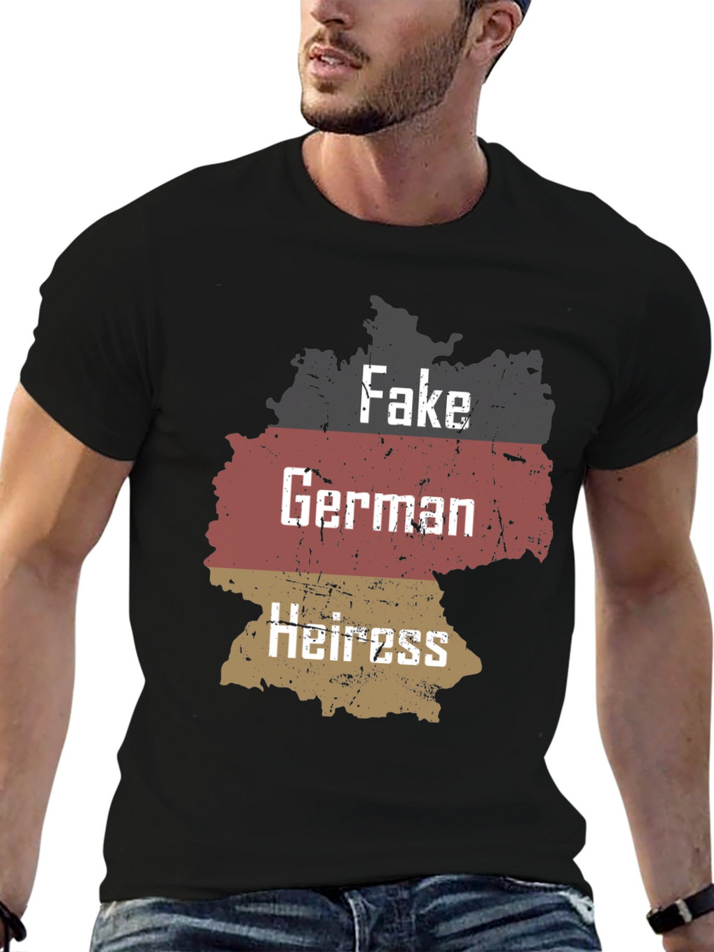 Fake German Heiress T-Shirt Funny Sarcastic Tee