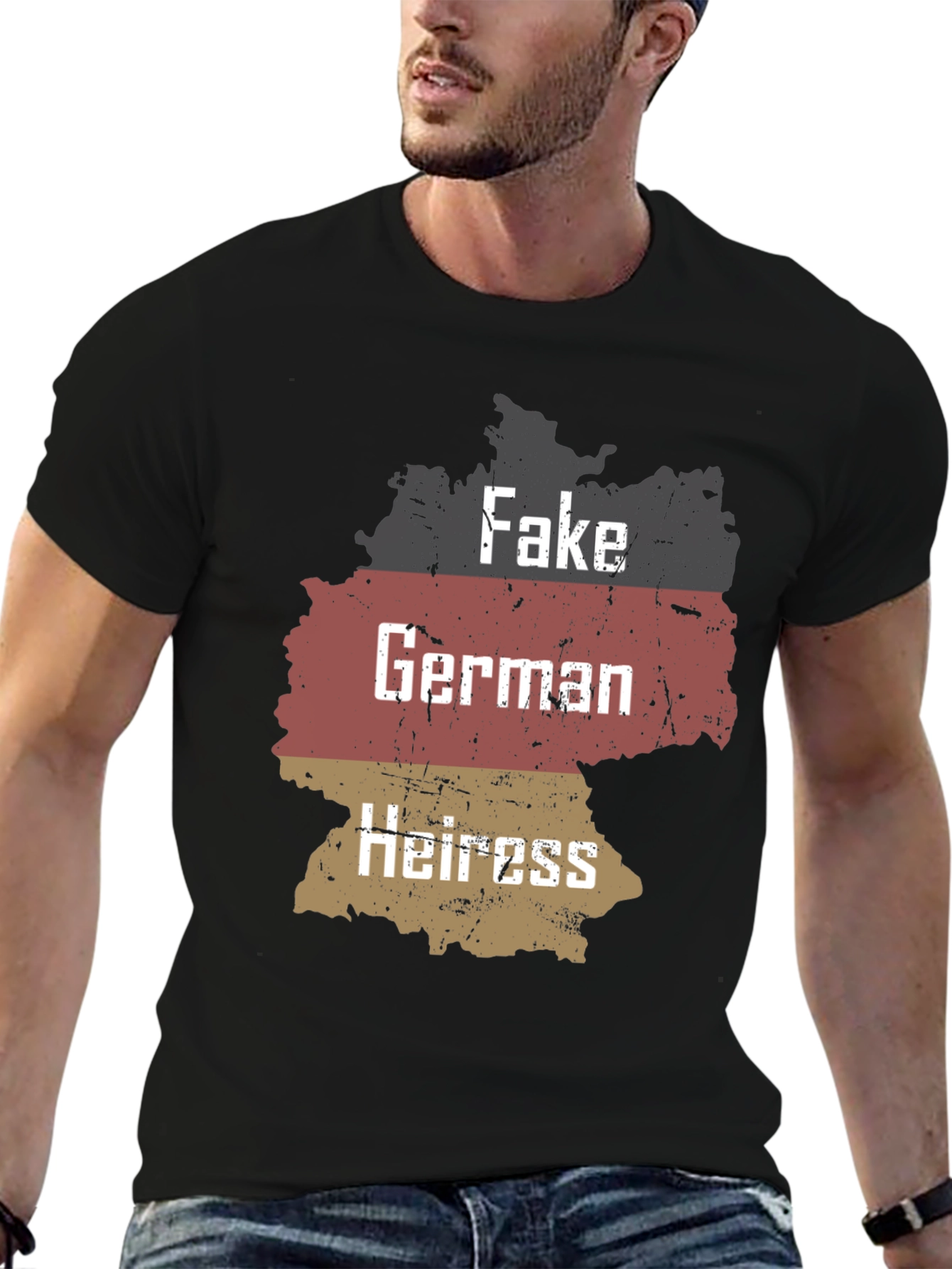 Fake German Heiress T-Shirt Funny Sarcastic Tee