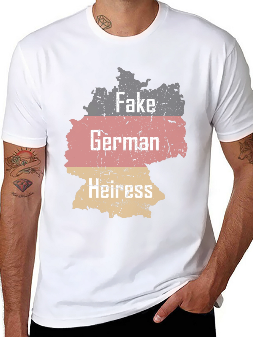 Fake German Heiress T-Shirt Funny Sarcastic Tee