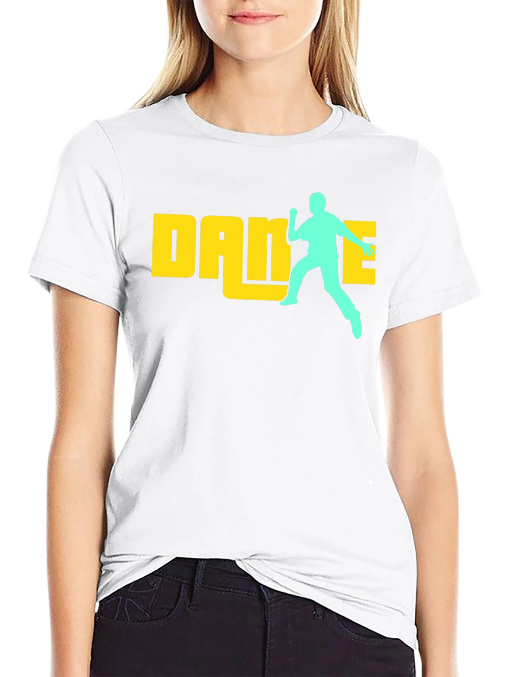 Dance Graphic Tee - Funky Black Cotton T-Shirt