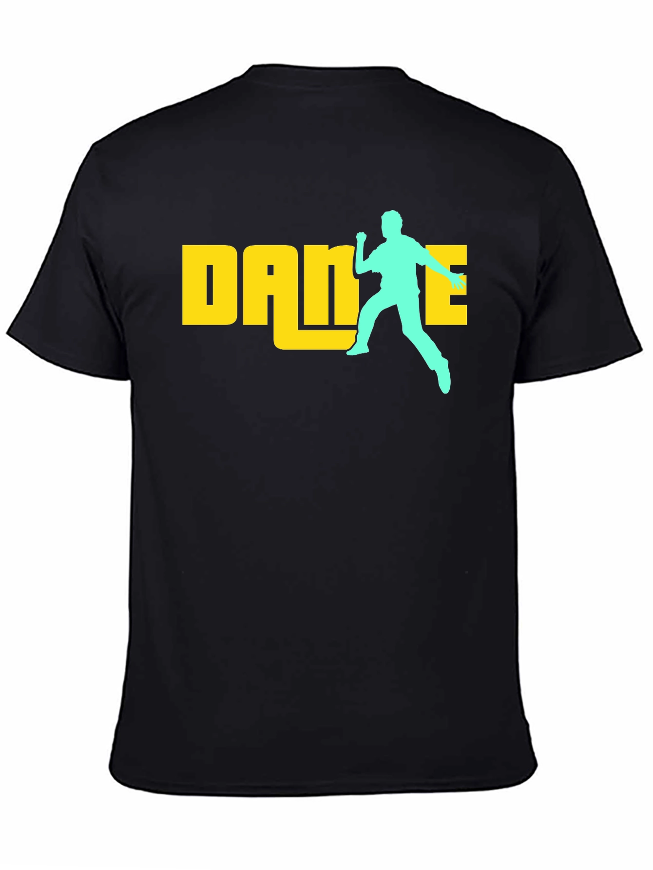 Dance Graphic Tee - Funky Black Cotton T-Shirt