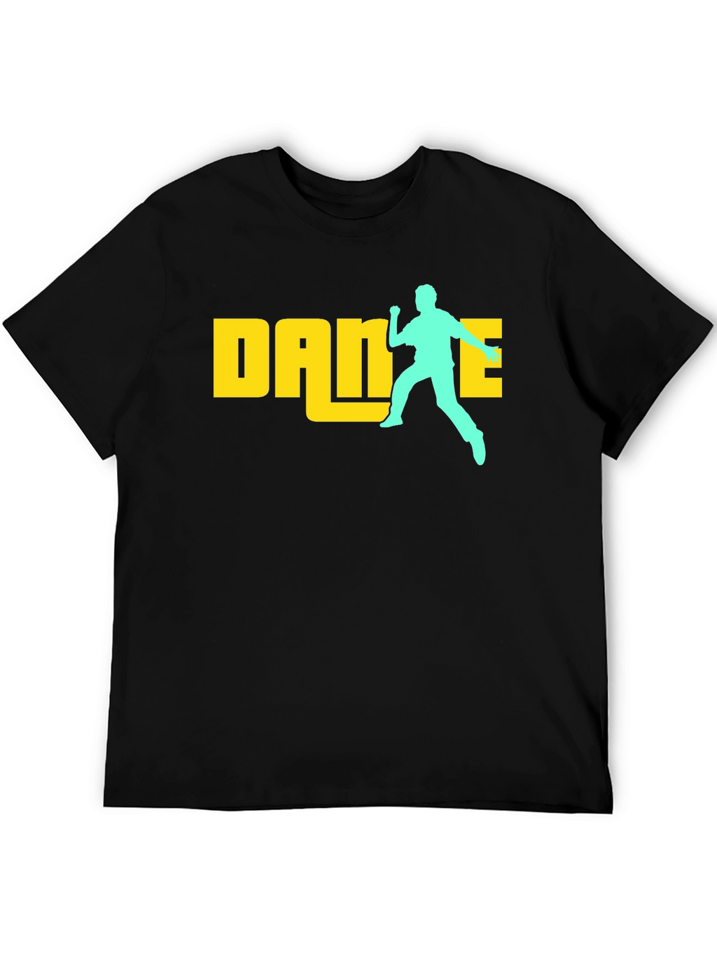 Dance Graphic Tee - Funky Black Cotton T-Shirt