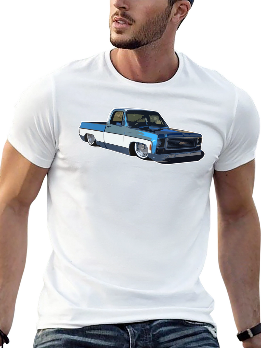 Classic Truck Graphic Tee - Mens Black T-Shirt