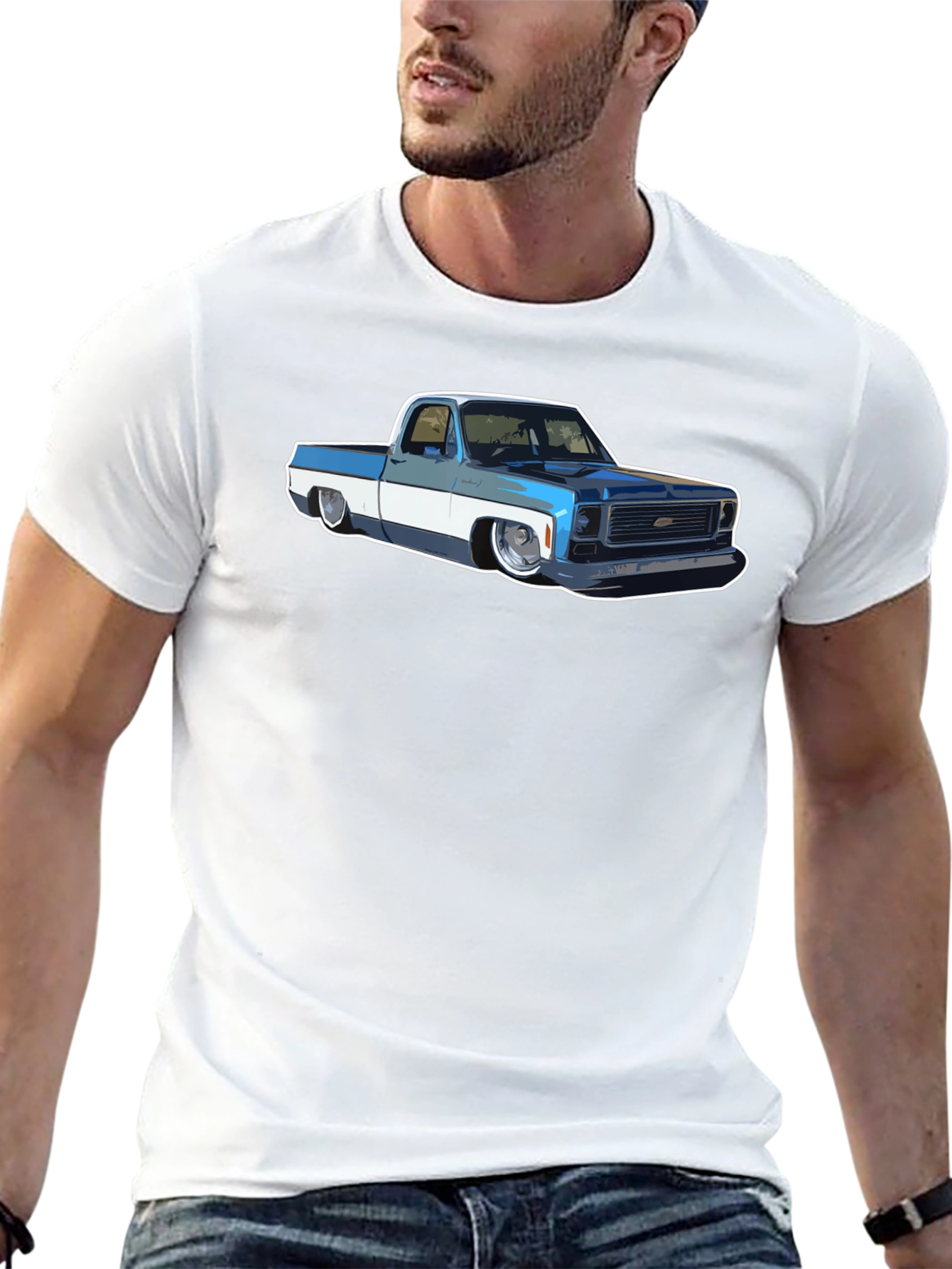 Classic Truck Graphic Tee - Mens Black T-Shirt