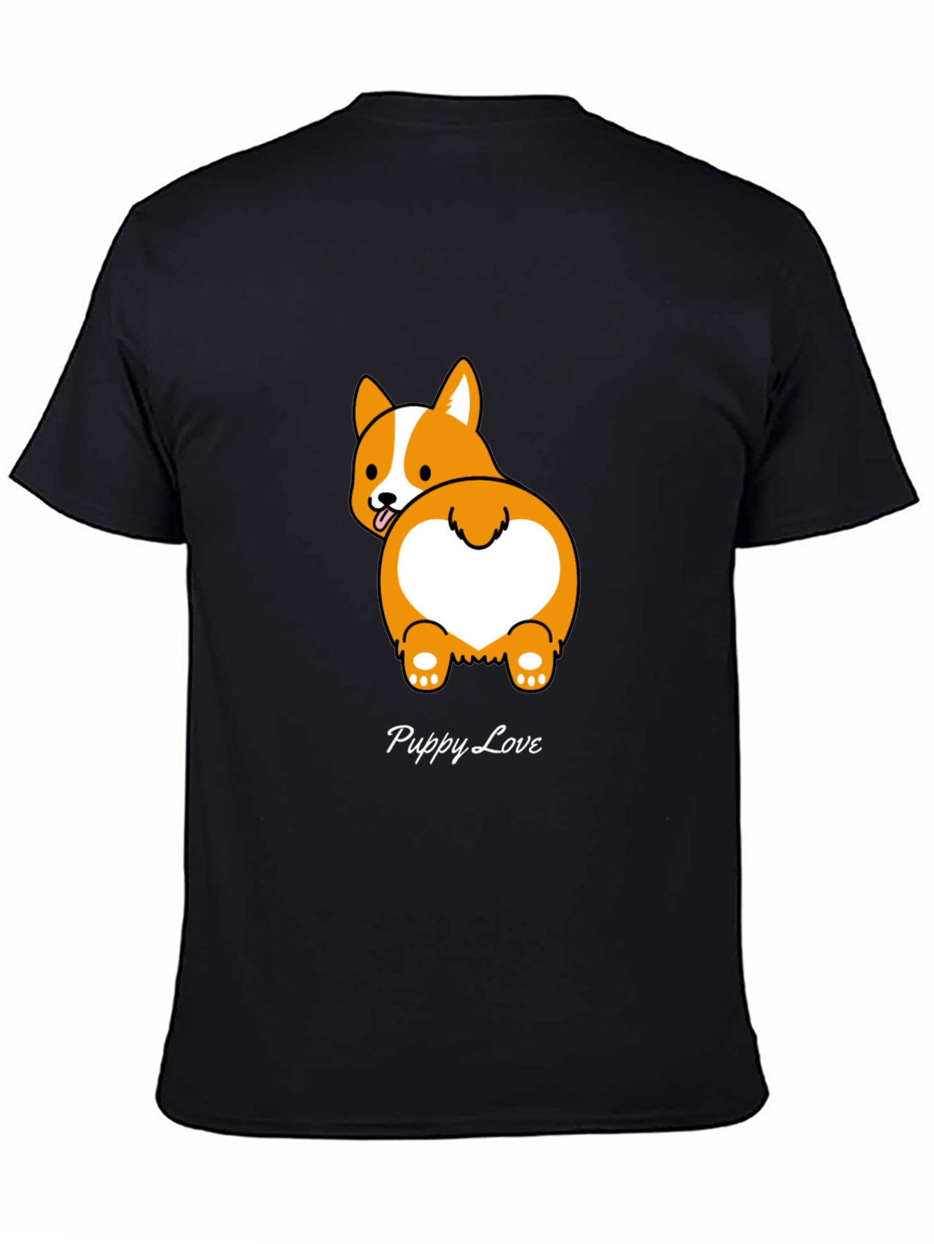 Puppy Love Corgi T-Shirt - Cute Dog Butt Design