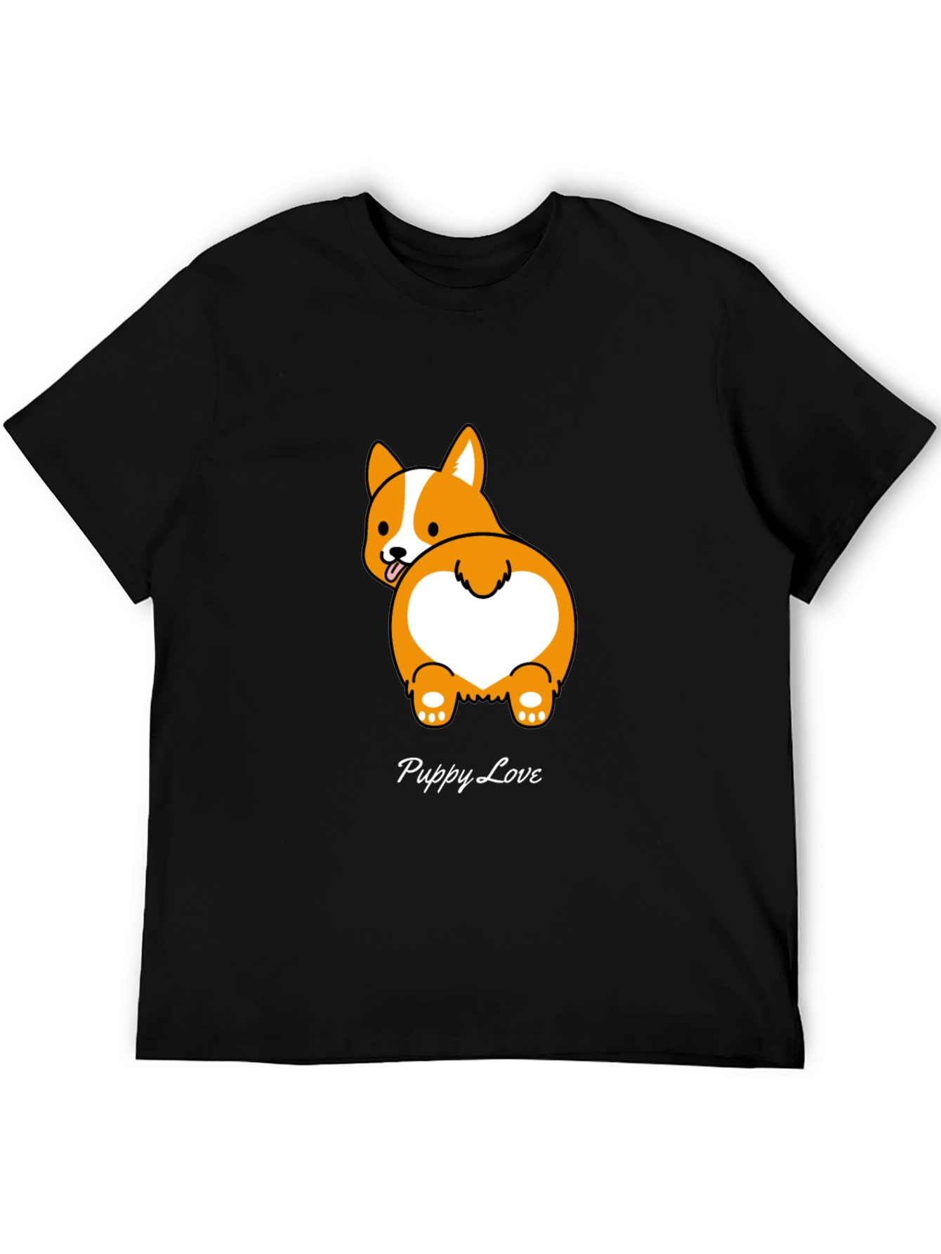 Puppy Love Corgi T-Shirt - Cute Dog Butt Design