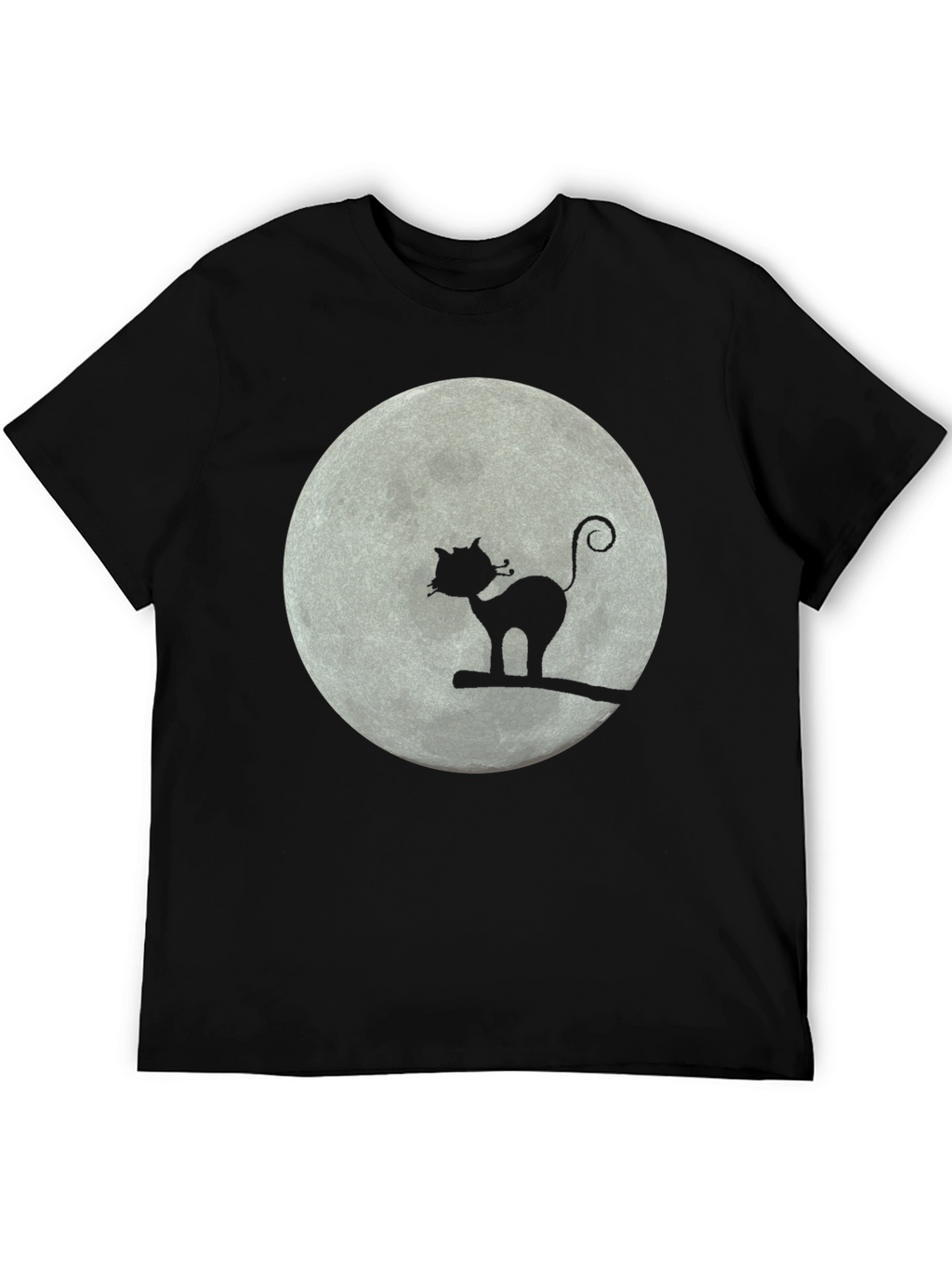 Moon Cat T-Shirt - Whimsical Graphic Tee