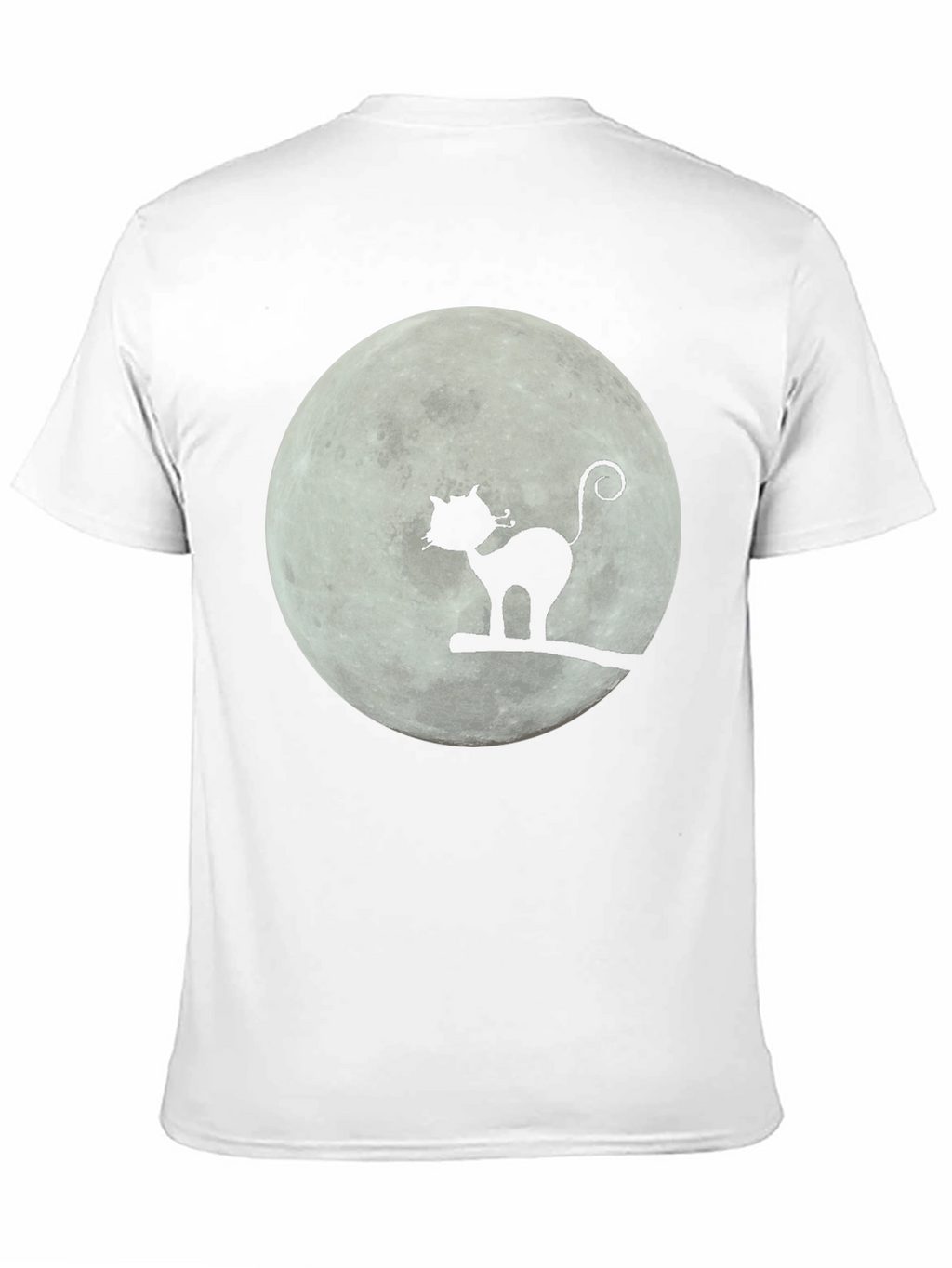 Moon Cat T-Shirt - Whimsical Graphic Tee
