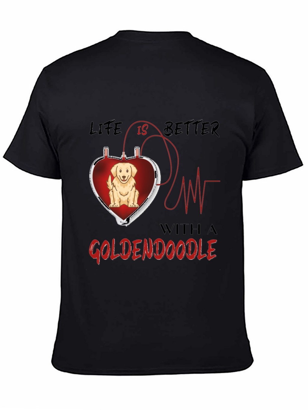 Goldendoodle Heartbeat T-Shirt