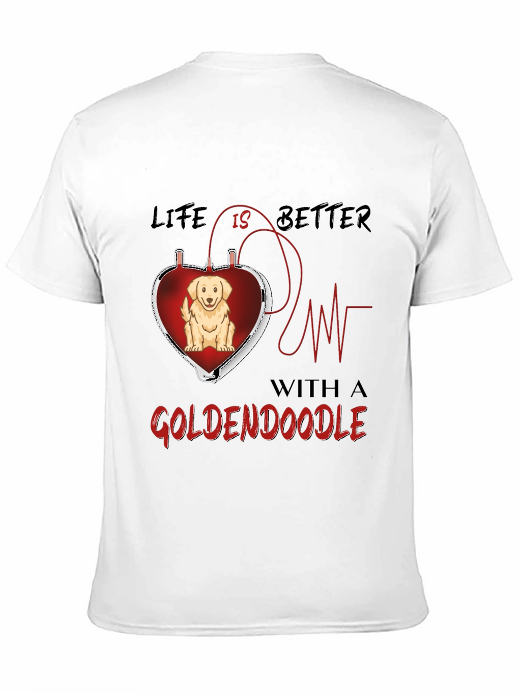Goldendoodle Heartbeat T-Shirt