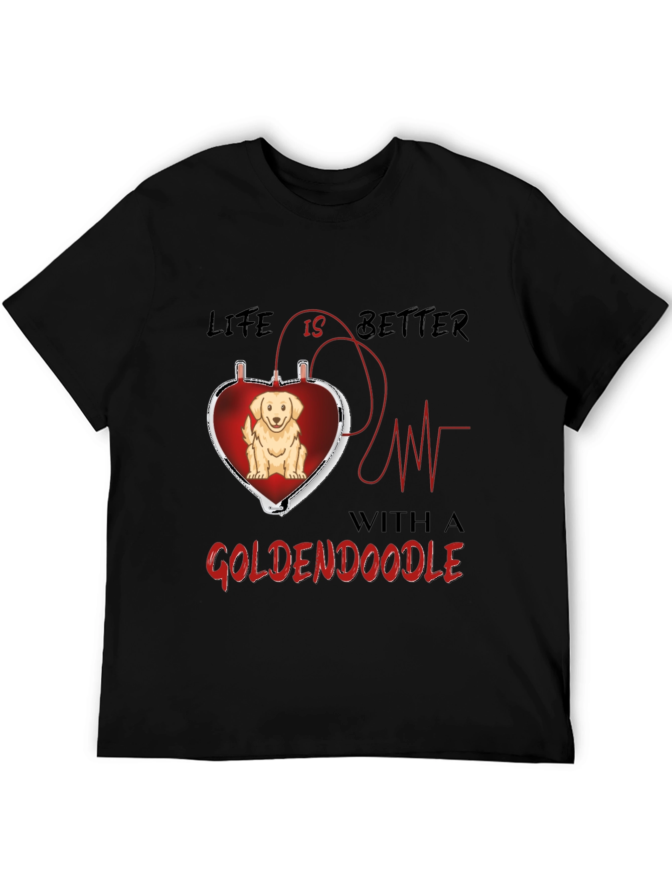 Goldendoodle Heartbeat T-Shirt