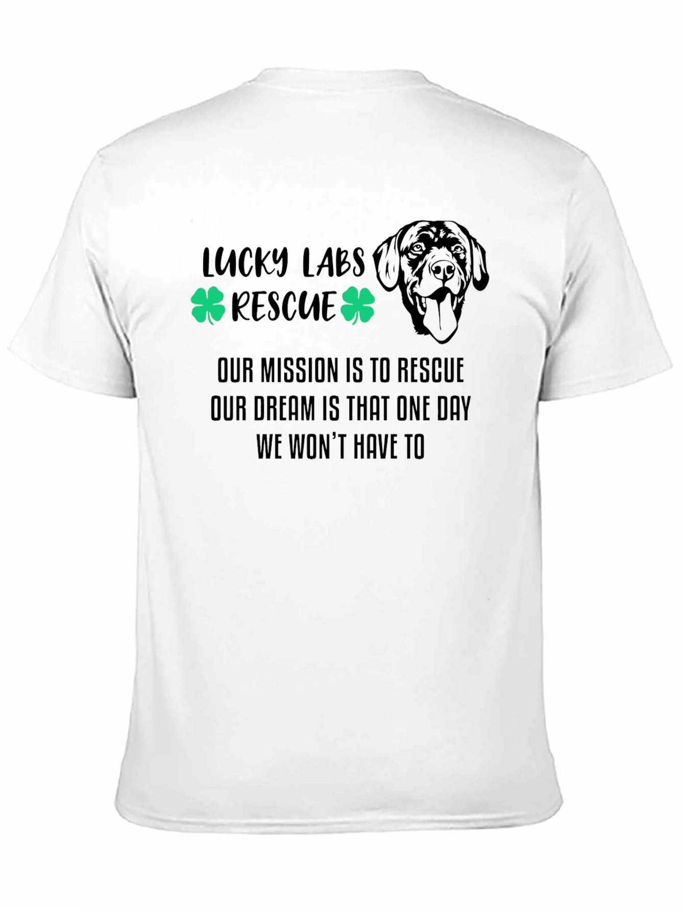 Lucky Labs Rescue T-Shirt - Dog Lover Tee