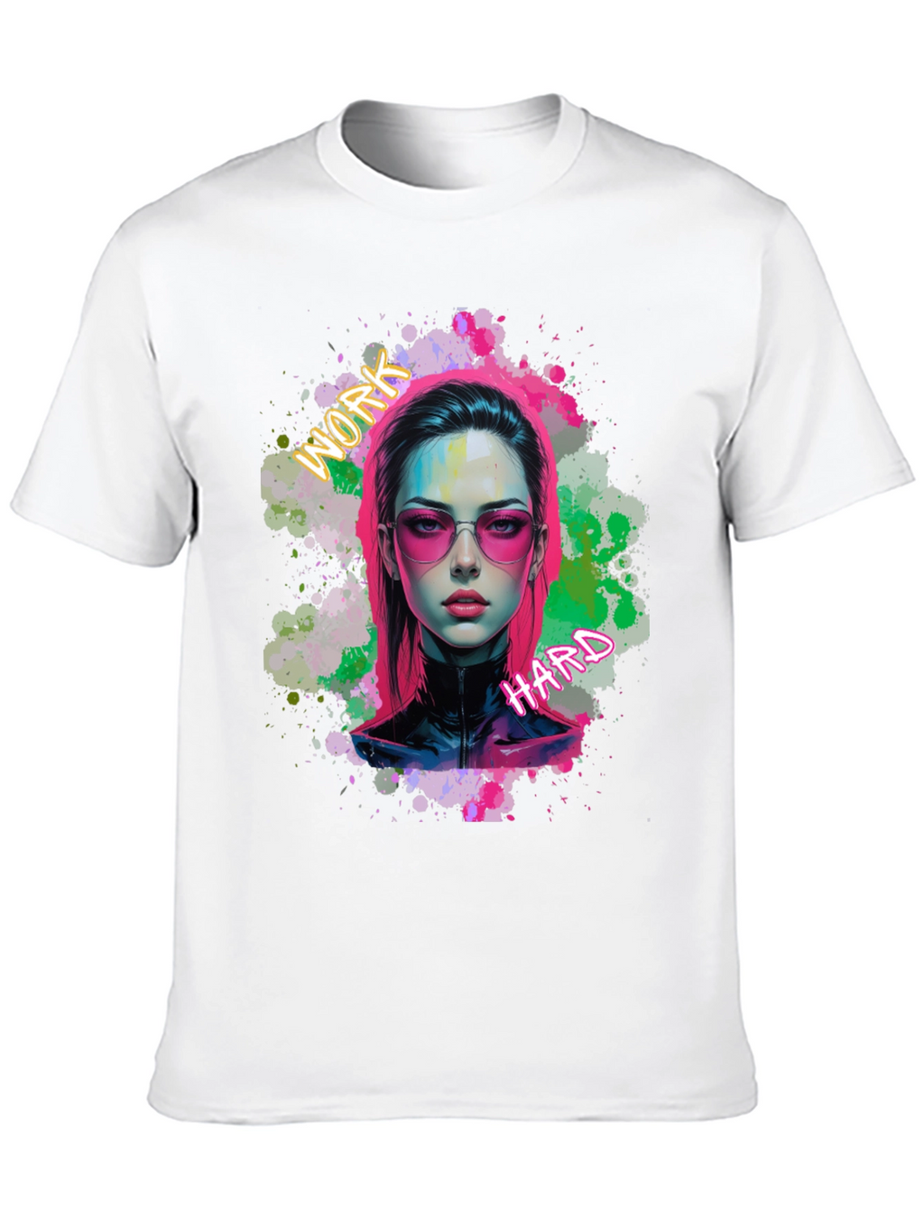 Work Hard T-Shirt - Stylish Graphic Tee
