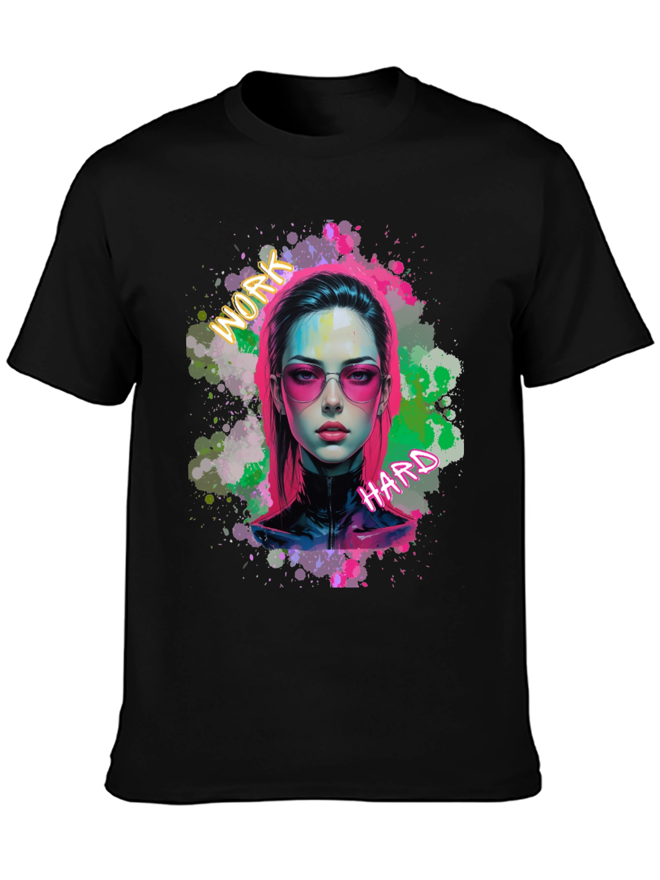 Work Hard T-Shirt - Stylish Graphic Tee