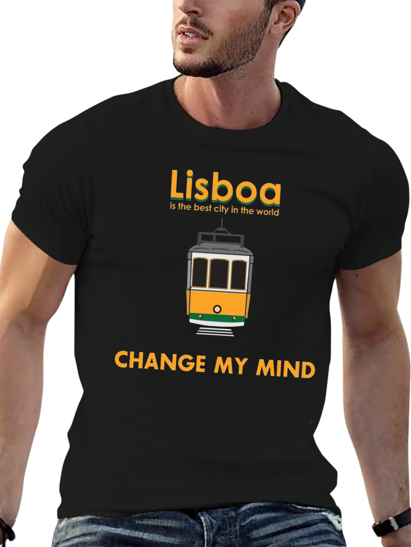 Lisboa Portugal Funny Graphic Tee - Change My Mind