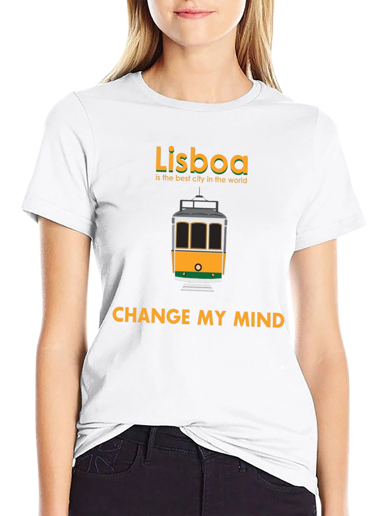 Lisboa Portugal Funny Graphic Tee - Change My Mind
