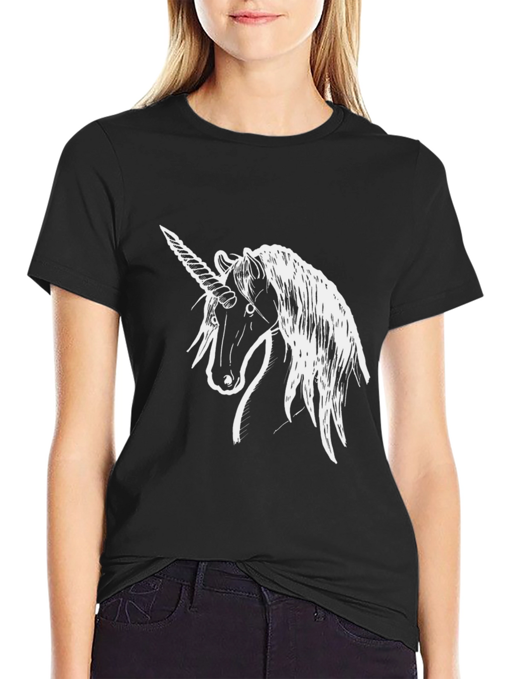 Black Unicorn Graphic Tee
