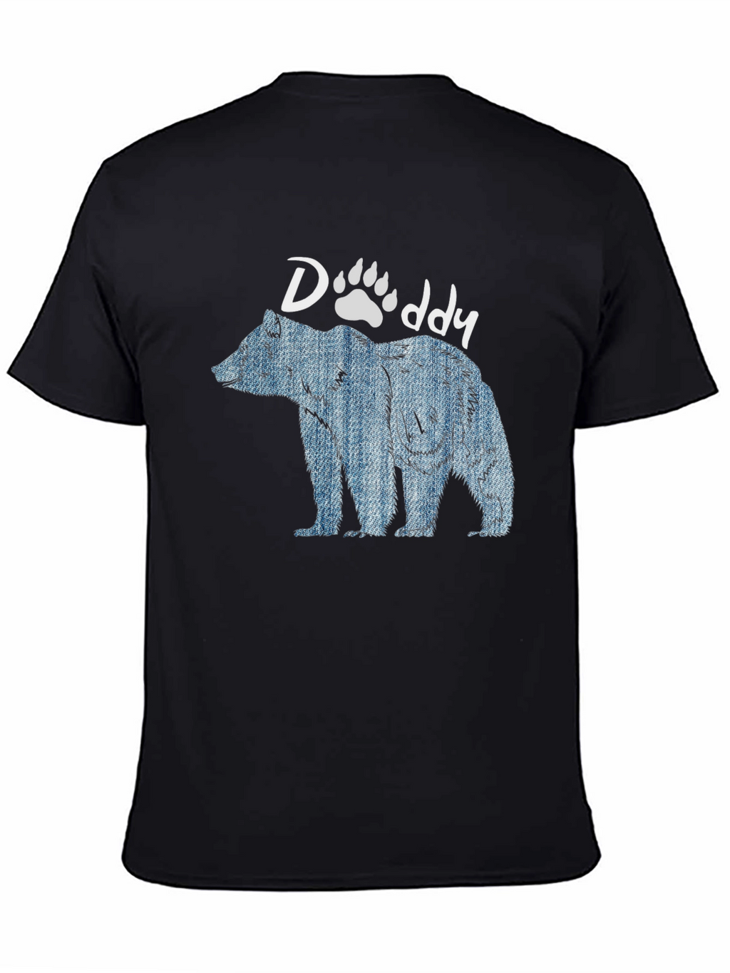 Bear Daddy Graphic T-Shirt - Black