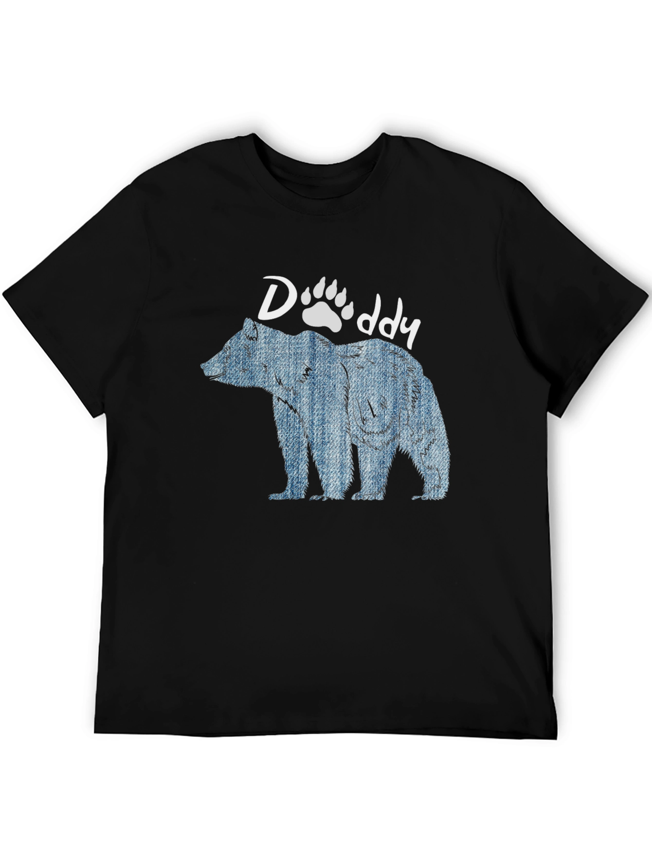 Bear Daddy Graphic T-Shirt - Black