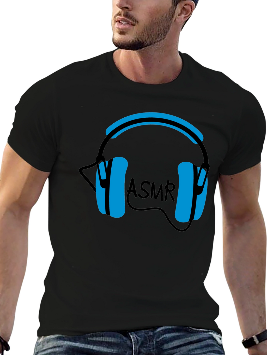 ASMR Headphones Graphic T-Shirt - Relax & Unwind
