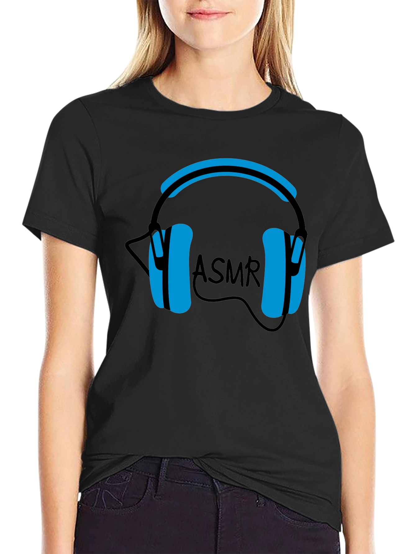 ASMR Headphones Graphic T-Shirt - Relax & Unwind