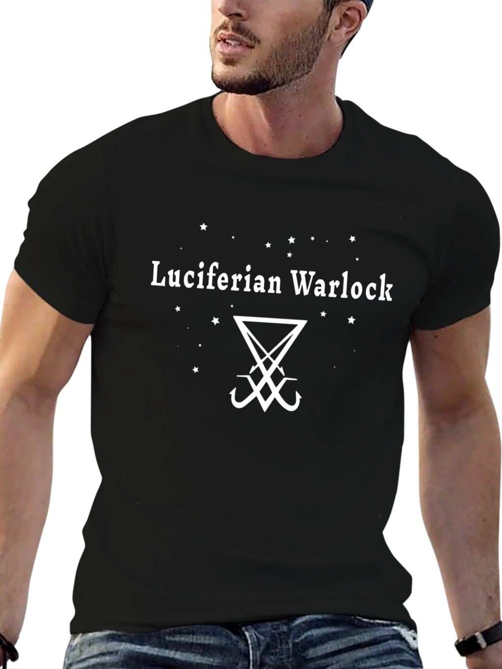 Luciferian Warlock Graphic Tee