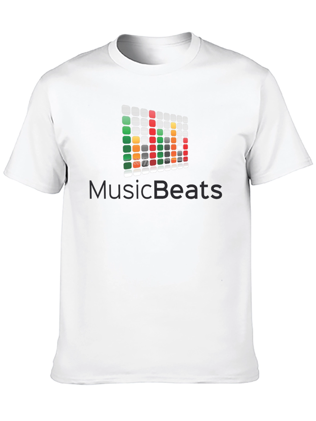Music Beats Graphic Black T-Shirt