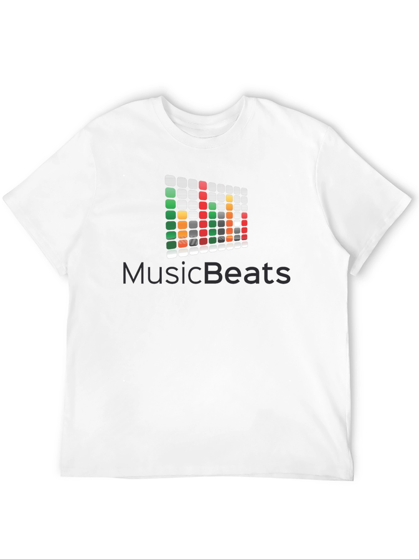 Music Beats Graphic Black T-Shirt